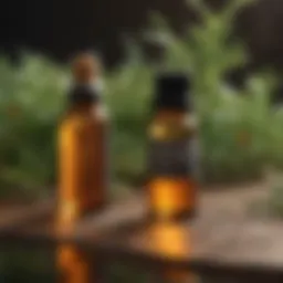 A collection of essential oils known for repelling mosquitoes