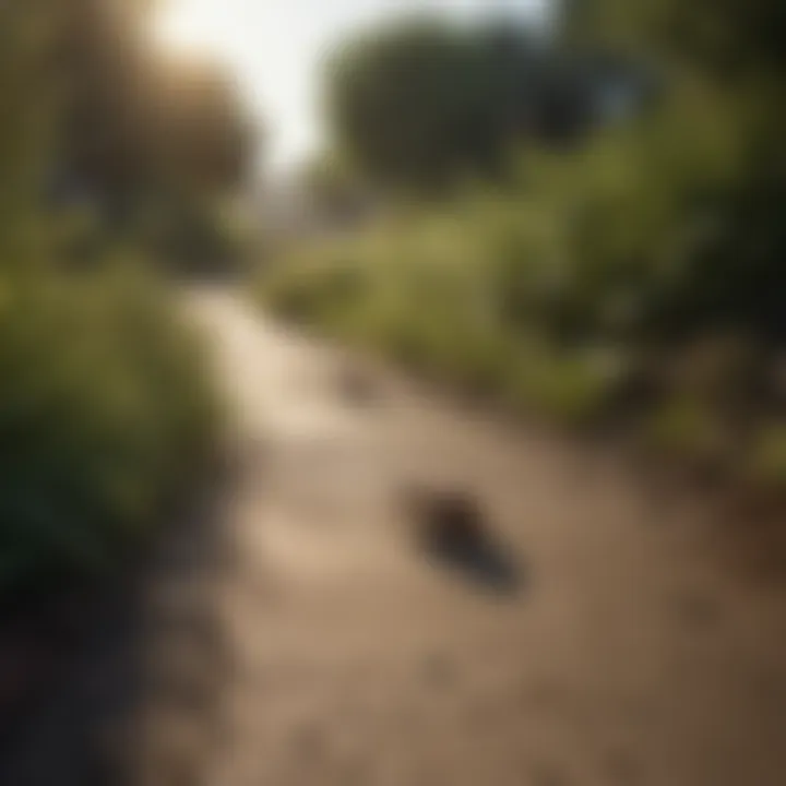 Local landscape affected by pests