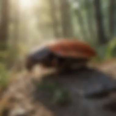 Ecological Role of Apex Roach Illustration depicting the ecological role of apex roaches within their ecosystem