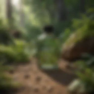 TruGreen's eco-friendly products displayed with natural elements