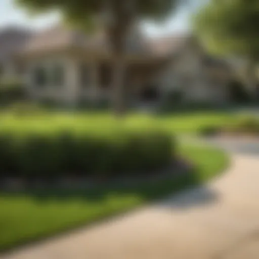 Lush green lawn after TruGreen treatment in Canton