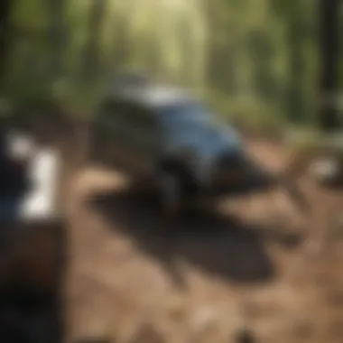 Exterminator using advanced equipment for tick extermination