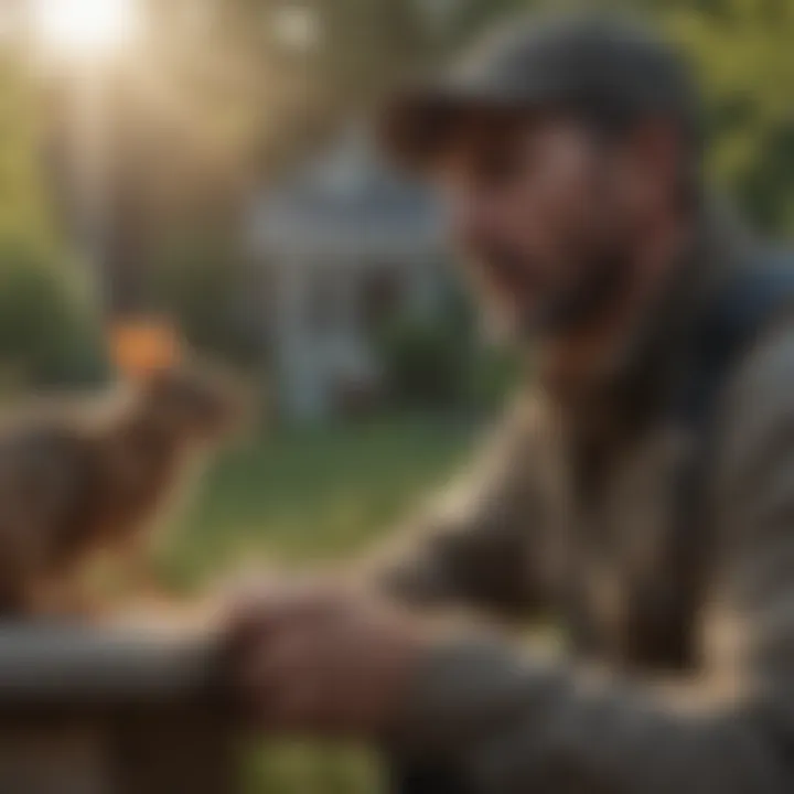 Exterminator discussing pest prevention techniques in Sandy, Utah