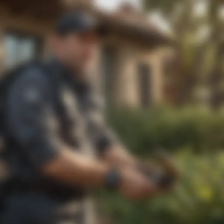 Maintaining Pest-Free Zones Exterminator ensuring pest-free environment