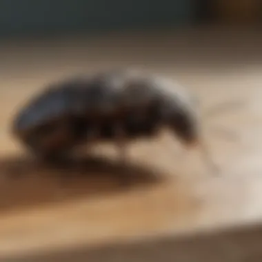 Thorough Pest Inspection by Exterminator Exterminator examining home for pests