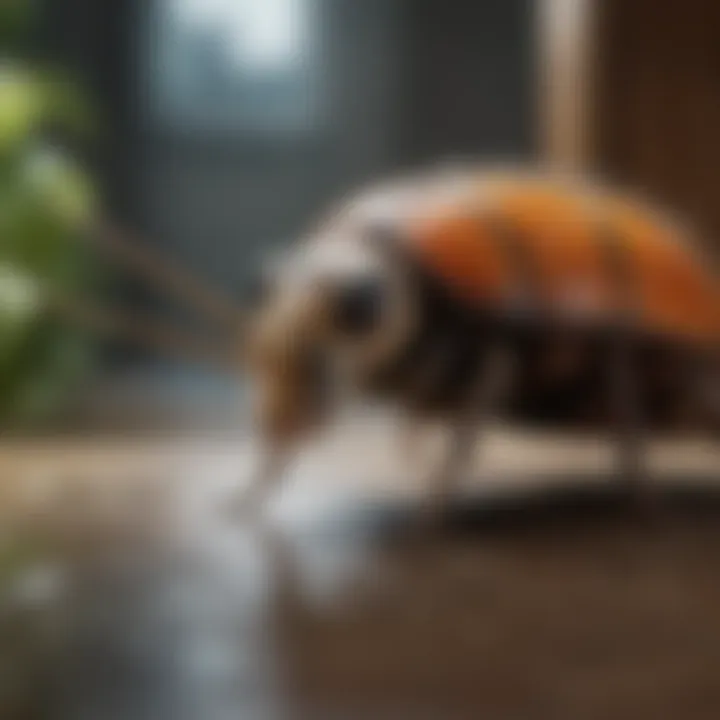 Detailed view of common pests found in Portland homes