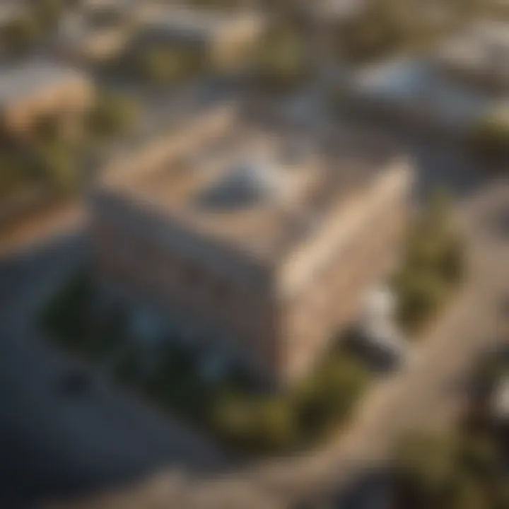 Aerial view of Falcon Termite and Pest Control headquarters