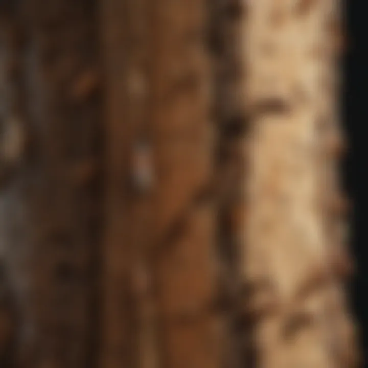 Symbiotic Interaction Between Tree Bark and Termites