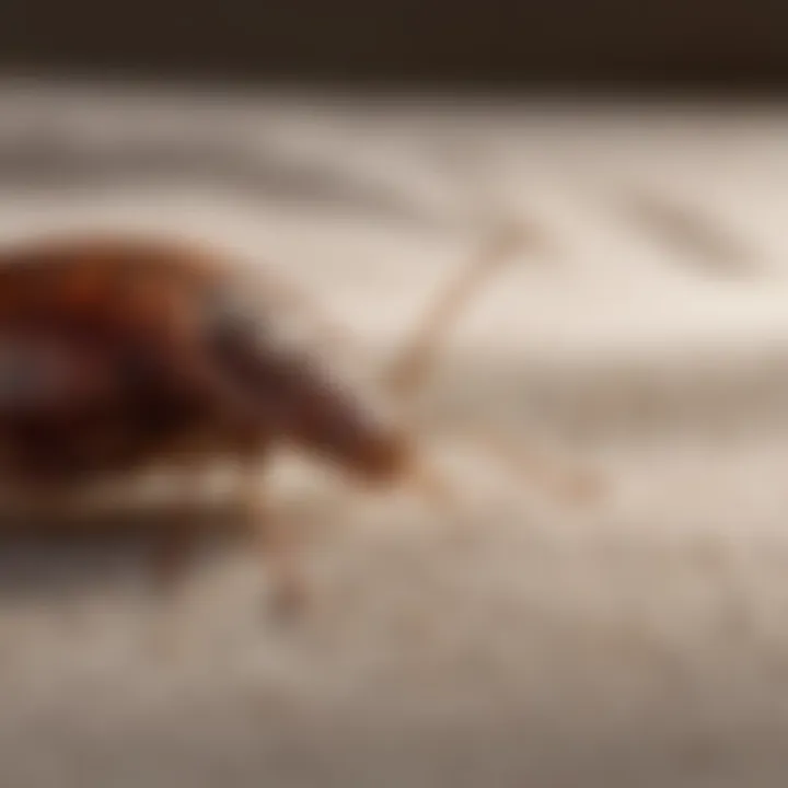 Illustration of Female Bed Bug Behavior Patterns