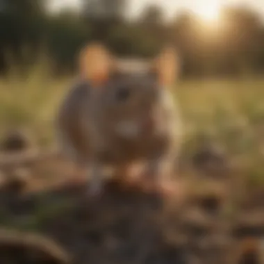 Survival Tactics Against Predators in Texas Field Mouse Evading Predators in Texas Landscape