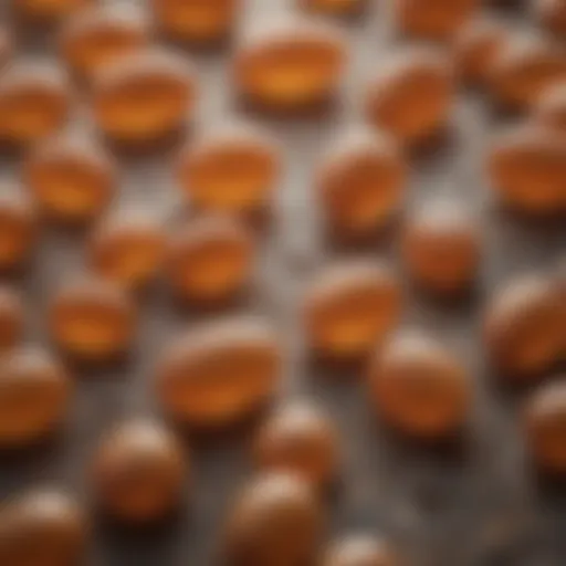 Delicate Stage of Flea Eggs Illustration depicting flea eggs in a delicate stage of development