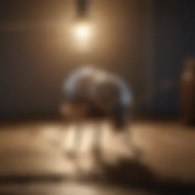 Illustration demonstrating effective pest control with flea trap bulb