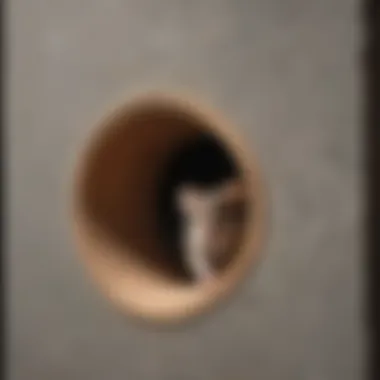 Foam Filled Hole Preventing Mice Entry