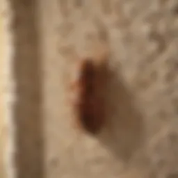 Foam insulation infested with termites