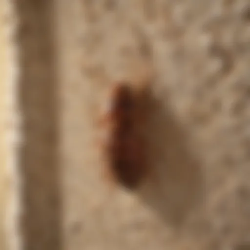 Foam insulation infested with termites