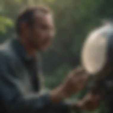 Franchisee discussing operations with team members