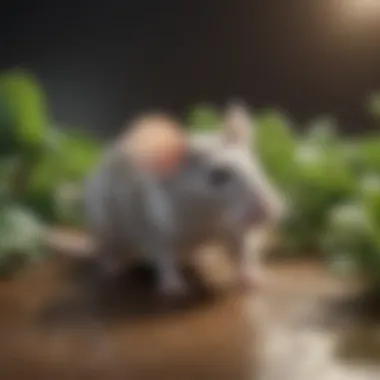 Peppermint Power: Nature's Mouse Deterrent Fresh peppermint leaves and essential oil