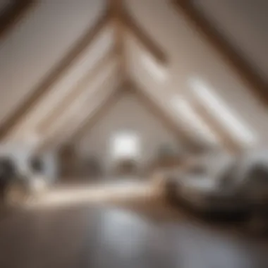 Minimalistic Attic Renovation Excellence Functional attic renovation with minimalist style