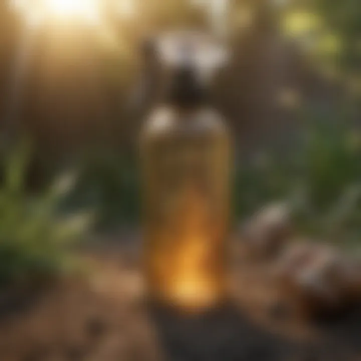 Natural Garlic Spray for Mosquito Control Natural garlic spray bottle for mosquito repellent