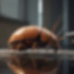 Detailed illustration of gentrol roach control application process