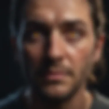 Nocturnal Watcher Glowing eyes in the dark