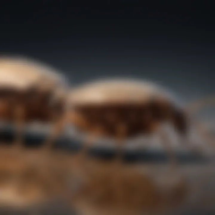 Diagram illustrating the mechanism of action of Goliath Roach Gel against roaches