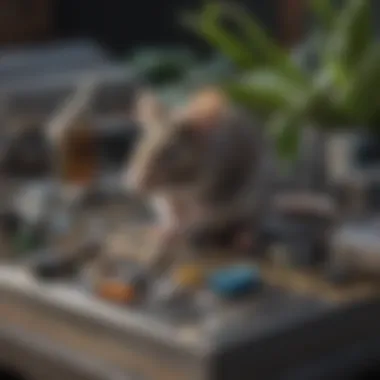 Technological Components Behind Goodnature Mouse Detailed representation of Goodnature technology components