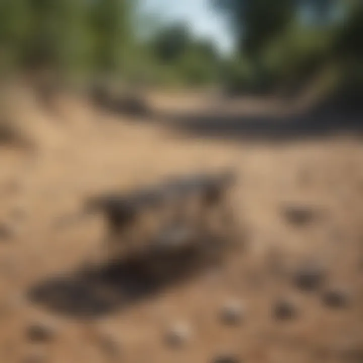 Different types of gopher traps displayed