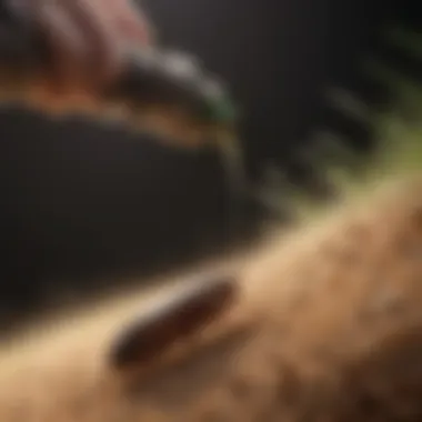 Granular insecticide application - precision at work