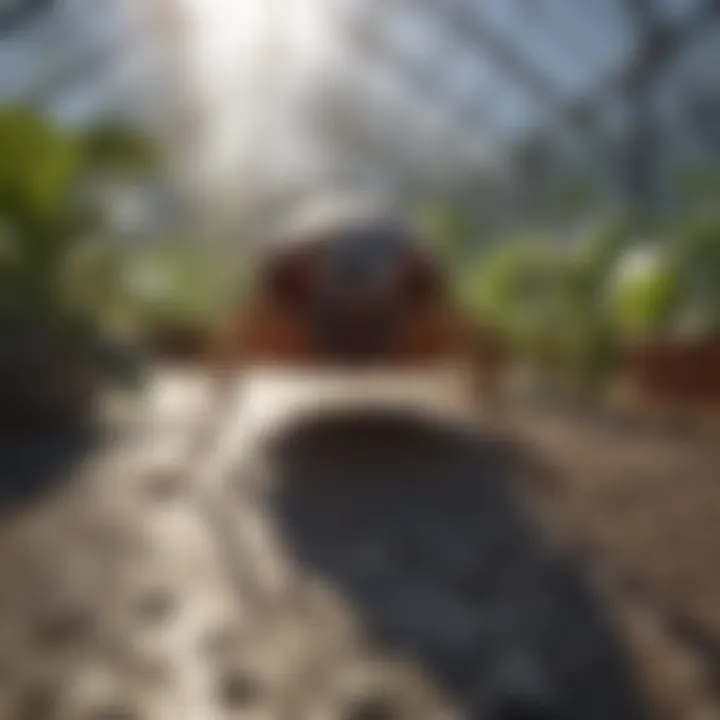 Organic pest control in greenhouse