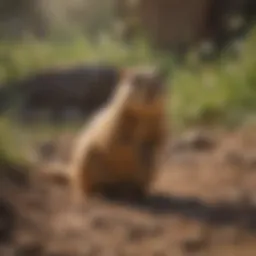 Ground Squirrel Tunneling