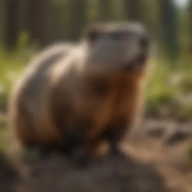 Groundhog behavior patterns and effective repellent techniques