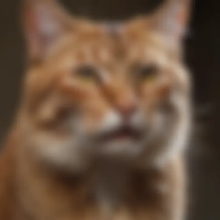 Blissful Feline Wellness Happy cat after being treated with waterless flea shampoo