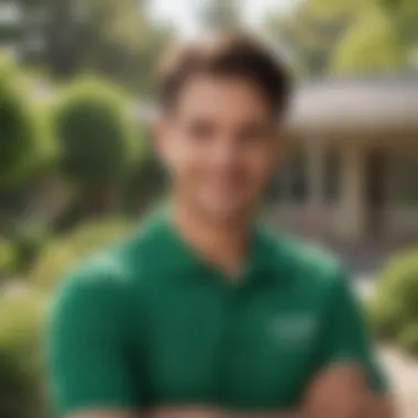 Customer Satisfaction with TruGreen Toledo Happy Customer Reviewing TruGreen Toledo Services