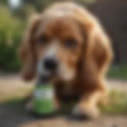 Herbal remedy for fleas on dogs