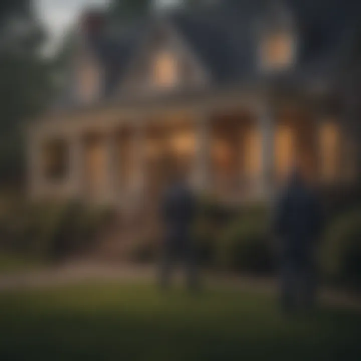 Residential property being safeguarded by hired killers