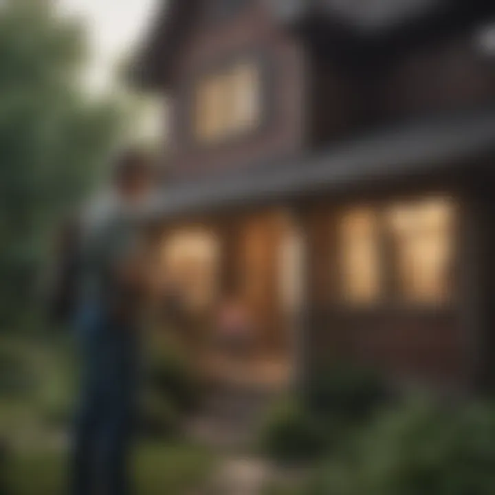 Vigilant Homeowner Checking for Pests Homeowner checking for pests in Cadillac MI