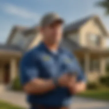 Proactive Defense: Homeowner Implementing Pest Prevention Techniques in The Villages, FL Homeowner implementing pest prevention techniques in The Villages FL