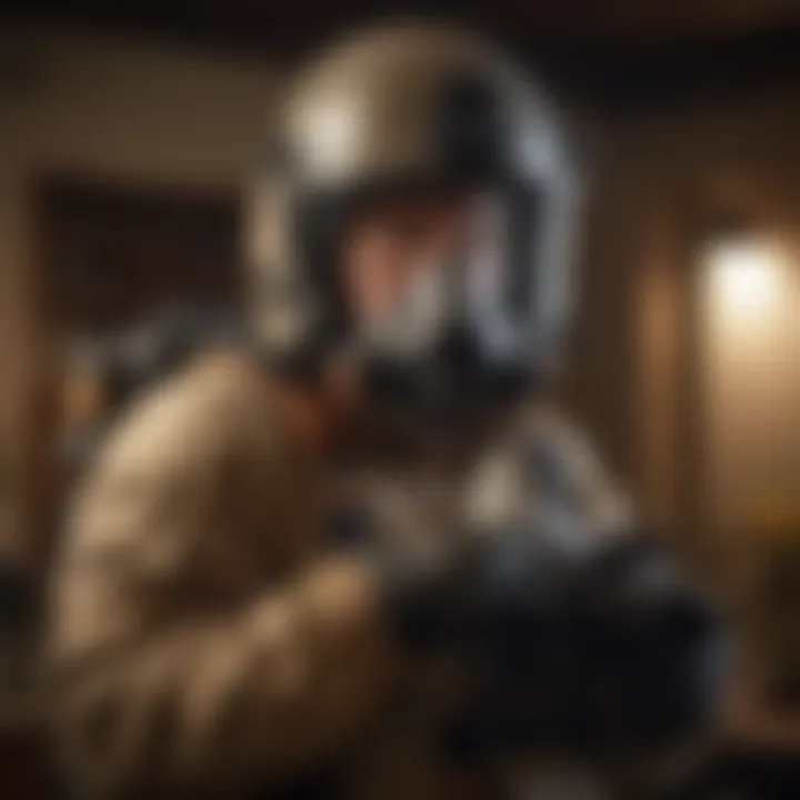 HomeTeam Pest Defense Technician in Action in Naples FL