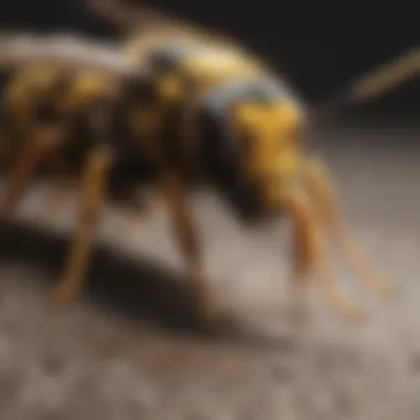 Predatory Pursuits of the Houston Wasp Houston wasp hunting for prey