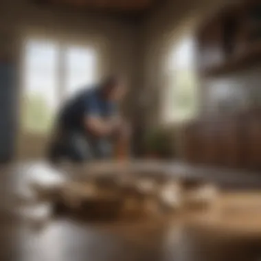 Ensuring Safety After Snake Removal A secure area post-snake removal, showcasing safety measures