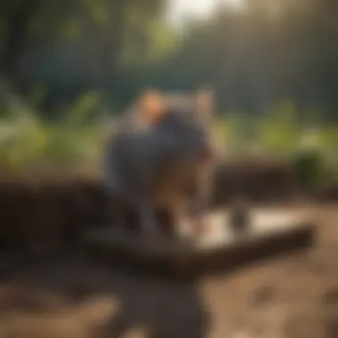 Humane Rat Trap with Natural Background