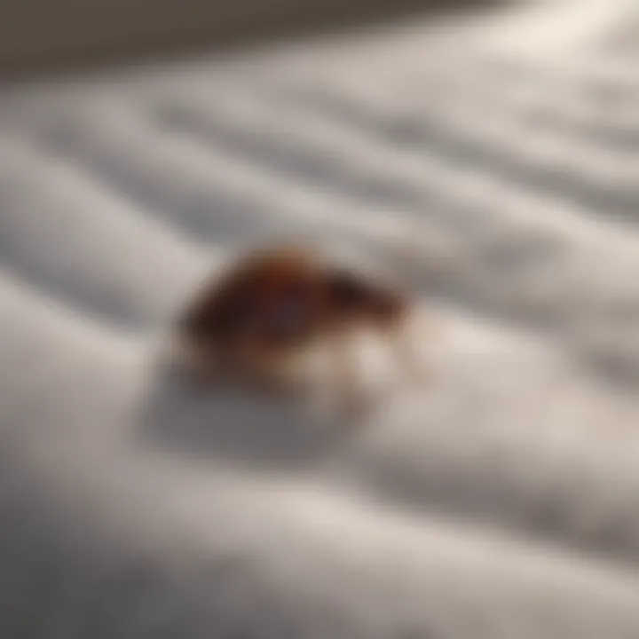 Inspecting mattress for bed bugs