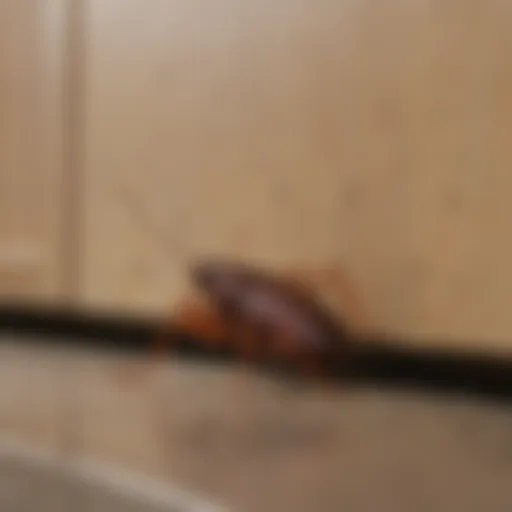 Cockroach Infestation in Kitchen Cabinets