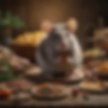 An infographic showing rat preferences for different types of food.