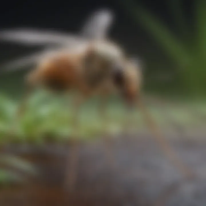 Mosquitoes' Public Health Impact Illustration showcasing the impact of mosquitoes on public health in Bakersfield