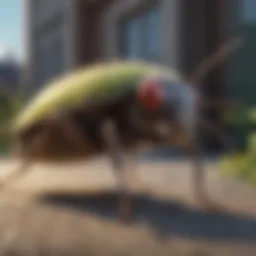 Illustration depicting innovative pest control solutions