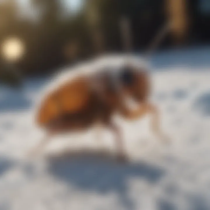 Snow Fleas Infestation Detection in Outdoor Space