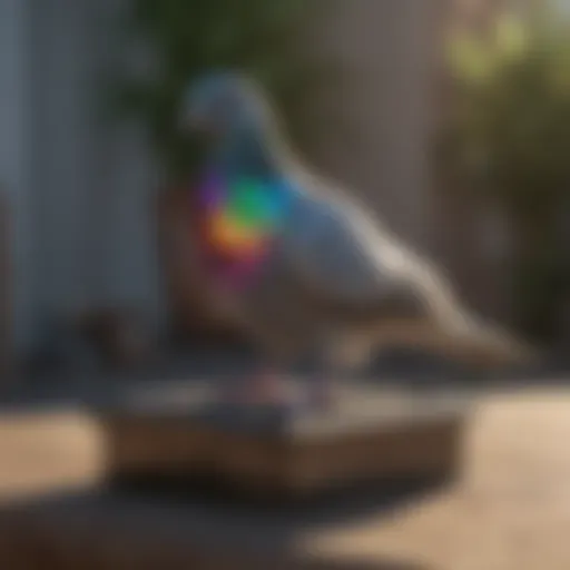 Holographic Pigeon Repellent Device Innovative holographic pigeon repellent device