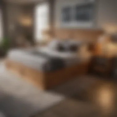 Innovative Storage Solution Platform Bed